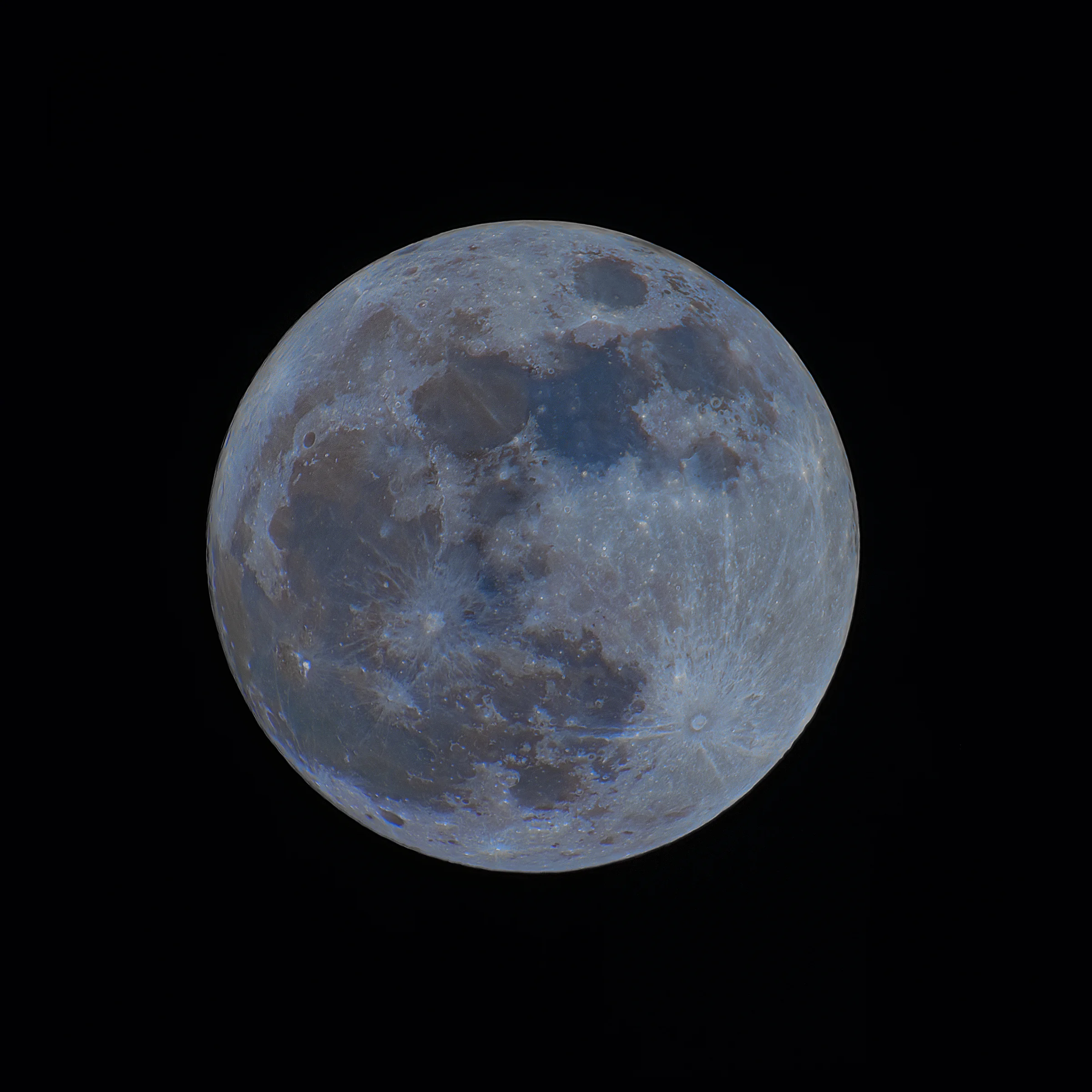 Detailed photograph of the Moon